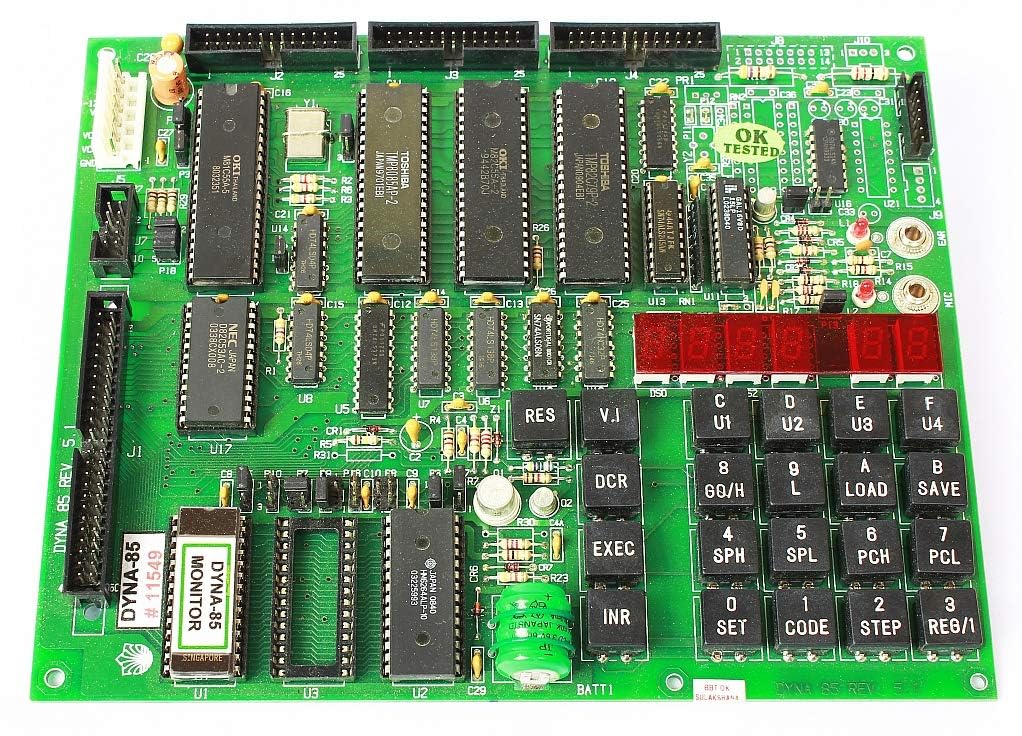 Generic 8085 Microprocessor Programming Trainer Kit - Single Board